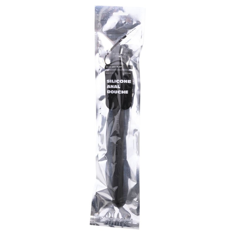 ALL BLACK - DOCCIA ANALE HINCHABLE IN SILICONE 27 CM - Image 2