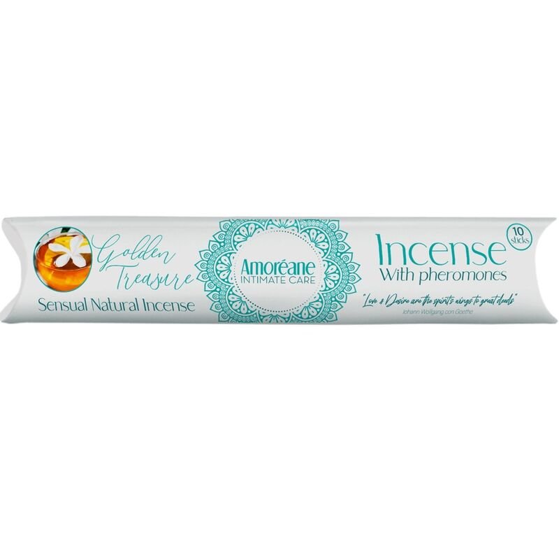 AMOREANE - INCENSO DEL TESORO DORO CON FEROMONI AROMA DI GELSOMINO