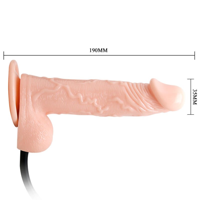BAILE - DILDO GONFIABILE REALISTICO CON VENTOSA 15 CM - Image 3