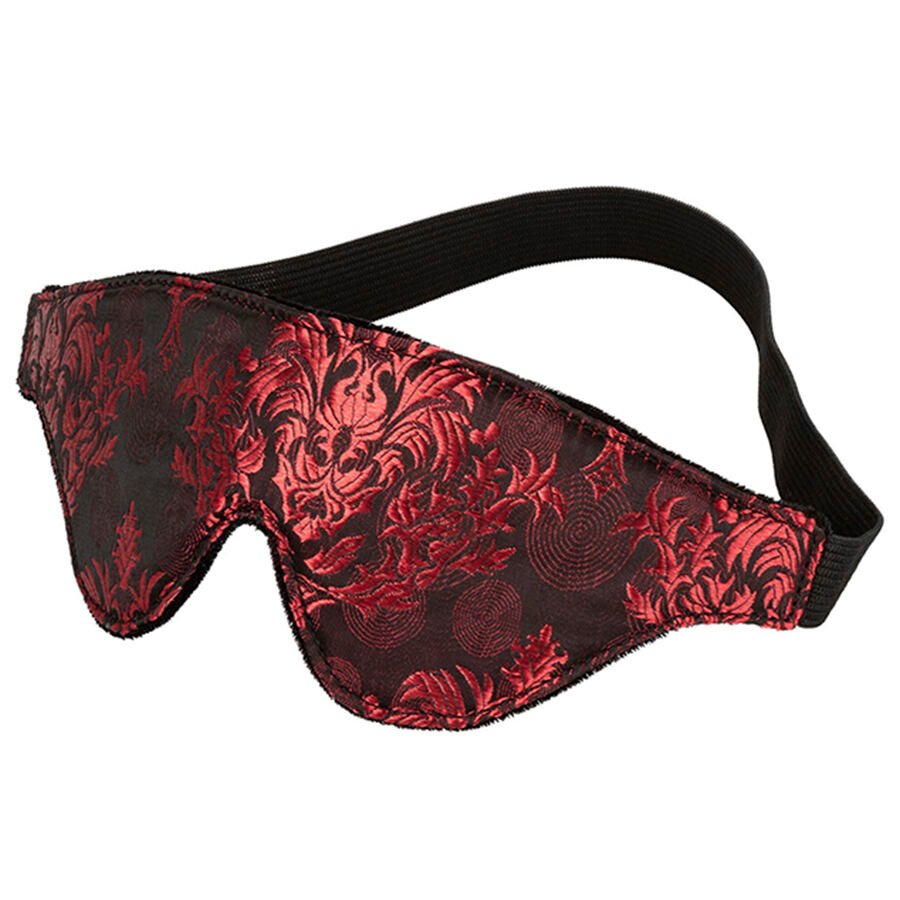CALEXOTICS - SCANDAL MASCHERA OCCHI OPACA CON DETTAGLI ROSSI