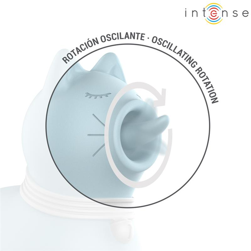 INTENSE - STIMOLATORE DUCHESS CON LINGUA ROTANTE 360 BLU - Image 5