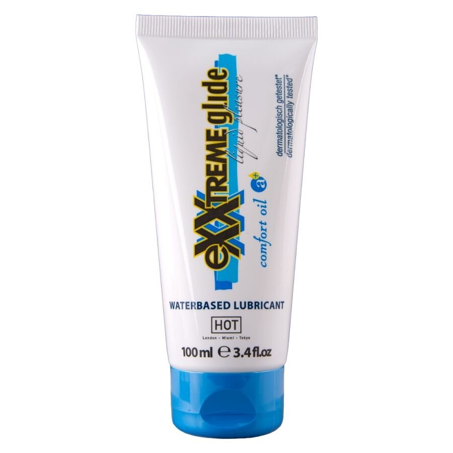 HOT - EXXTREME GLIDE LUBRIFICANTE A BASE DACQUA + OLIO COMFORT A+ 100 ML