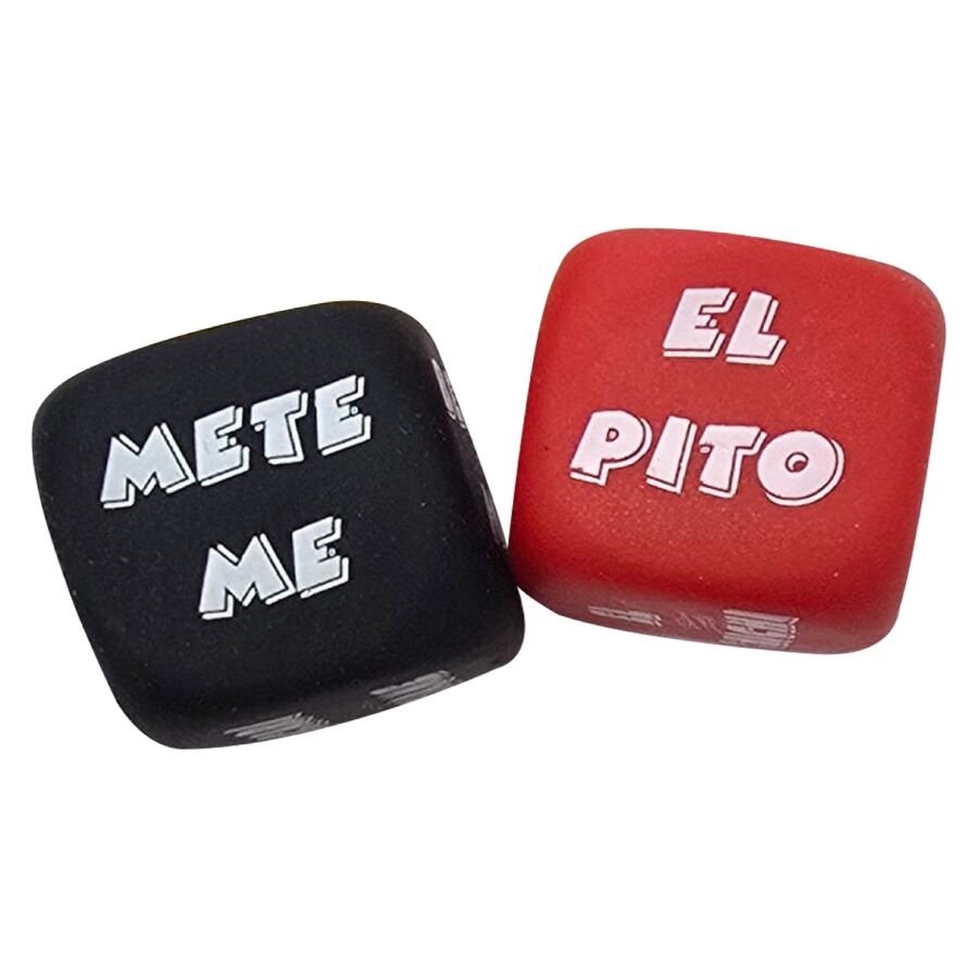 DIABLO PICANTE - 2 DADI DAZIONE E PARTE DEL CORPO (COLORE A SCANALATURA)